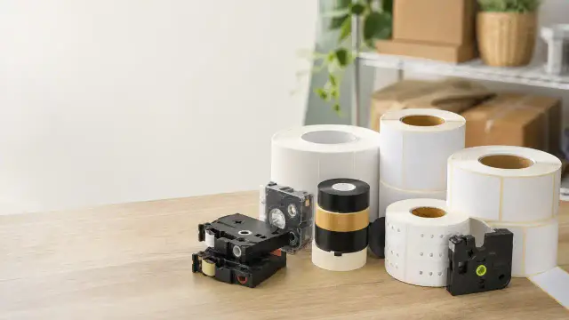 Labeltape og etiketter