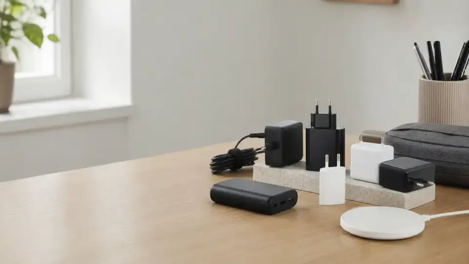 Opladere, strømadaptere og powerbanks