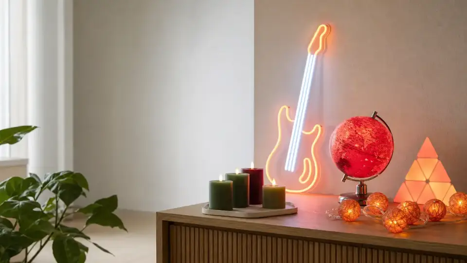 Dekorationsbelysning og neonskilte