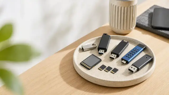 USB-nøgler og hukommelseskort